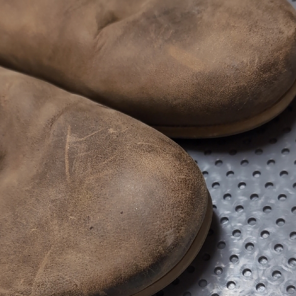 John Fluevog "Radio" Chelsea Brown Leather Boots - Picture 4 of 12